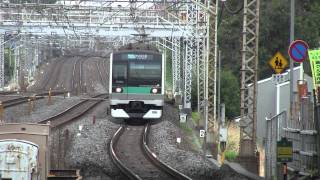 4K2K JR常磐線E233系2000番台マト1編成　北小金駅入線