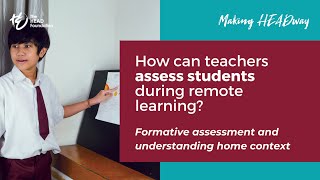 Assessing students during remote learning? — Formative assessment and understanding home context