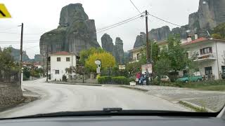 Meteora Greece Driving to Pyrgos Adrachti Hotel