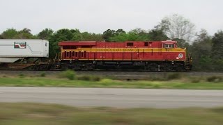 Chasing/ Pacing single loco FEC train!