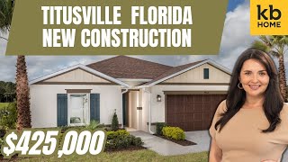 New Construction Home in the $400’s Florida | Verona Village Titusville FL | KB Homes 1989 Tour