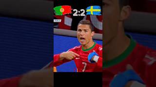 Portugal vs Sweden World cup Qualifiers 2014 | #ronaldo vs #ibrahimovic #shorts #football