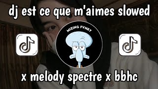 DJ EST CE QUE M'AINMES X MELODY SPECTREE X MELODY BBHC JEDAG JEDUG SLOWED