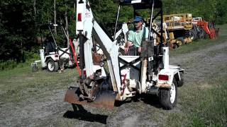 Towable backhoe Go For digger excavator