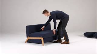 INNOVATION® CUBED 140 Wood Schlafsofa