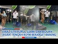 Viral Istri Pukul Suami dan Biduan Disaat Tengah Asyik Berjoget Bareng