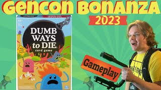 Dumb Ways To Die Card Game Gameplay at Gen Con 2023