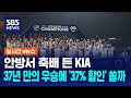 안방서 축배 든 KIA…37년 만의 우승에 '37% 할인' 쏠까 / SBS / 실시간 e뉴스