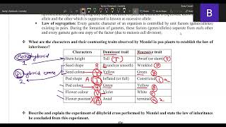 CBSE Class 10 Heredity part 2 | Dihybrid cross + Varaition