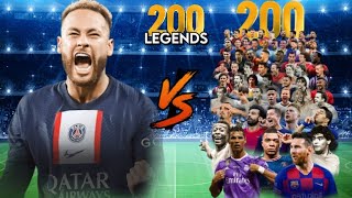 Neymar VS 2️⃣0️⃣0️⃣ Legends 💥 Ultra BOSS Final 🔥
