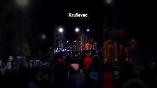 Kruševac protest 23. Februar 2025 #srbija #krusevac #serbia #protest #protest2025