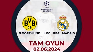 B.Dortmund 0:2 Real Madrid | UEFA Çempionlar Liqası, final | TAM OYUN