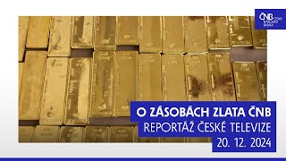 Česká národní banka pokračuje v nákupech zlata | Reportáž České televize