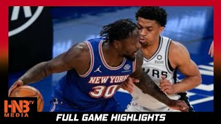 SA Spurs vs NY Knicks 5.13.21 | Full Highlights