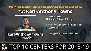 Top 10 NBA Centers Heading Into 2018-19
