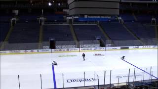 Nationwide Arena Ice Install Time-lapse