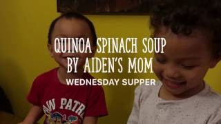 Quinoa Spinach Soup by Aiden's Mom - Wednesday Supper