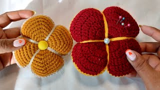 hermoso alfiletero a crochet