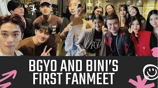 BGYO AND BINI'S FIRST EVER FANMEET IN DUBAI | Part 1