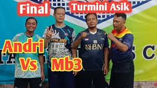 Final Turmini Asik || Andri Vs Mb3 | Spiner Vs Bintikers