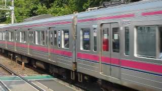 [警笛あり]京王電鉄8000系8両編成京王線各停 代田橋駅到着