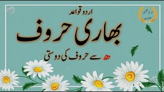 Bhari haroof in Urdu || Bhari haroof key alfaz || Do chashmi haroof in Urdu || بھاری حروف  کی پہچان