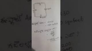 how to calculate the plot area how to convert square feet of a plot into square yards#shorts