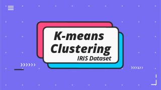 K-means clustering in Python - Iris dataset