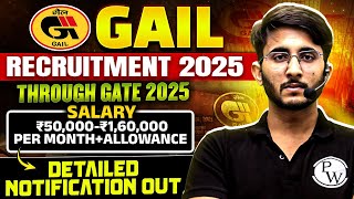 GAIL Recruitment 2025 | Executive Trainee - Through GATE 2025 | Detailed Notification Out