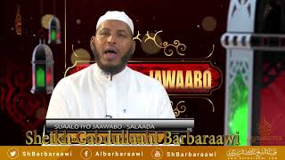 Axkaamta Dahaarada iyo Salaada.  Sheikh Cabdullaahi Barbaraawi {حفظه الله}