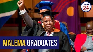 WATCH LIVE: Julius Malema graduates