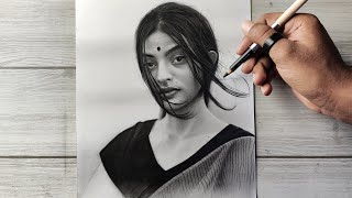 How To Draw a Portrait (Process) | Using ivory Sheet