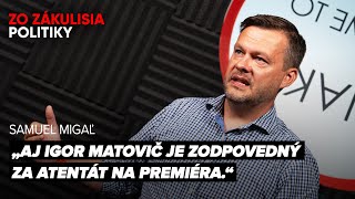 Samuel Migaľ: Opozícia nedokáže akceptovať druhý názor. Niektorí novinári páchajú džihád