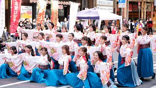 山口県立大学よさこい部 奄美連合萩組 ♪サキバレ @ YOSAKOIぶち楽市民祭 (みずほ銀行前会場) 2021-11-14T12:55