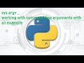 39.Complete Python Basics for Automation -  sys argv working with command line arguments