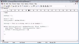 Beginner PHP Tutorial 49 String Functions String Position Part 2