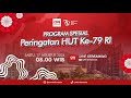 LIVE! Peringatan HUT 79 RI dan Detik-detik Proklamasi di Istana dan IKN