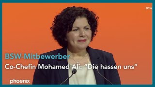 BSW-Parteitag: Rede von Amira Mohamed Ali (BSW-Parteivorsitzende) | 12.01.2025