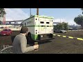 132【gta5】ランダムイベント セキュリティバン④ 現金輸送車 グラセフ5 オフライン攻略解説実況