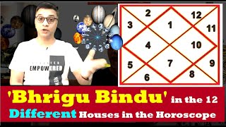 Bhrigu Bindu in the 12 Different Houses in the Horoscope