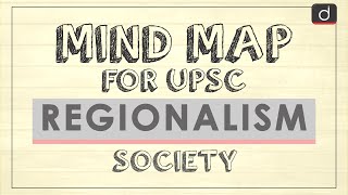 MindMaps for UPSC - Regionalism (Society)