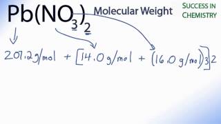 Pb(NO3)2 Molar Mass / Molecular Weight