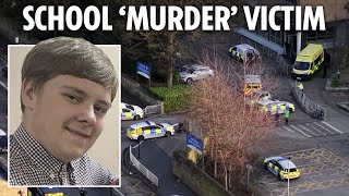 Boy, 15, stabbed to death ‘in front of horrified students’ is pictured as teen arrested in Sheffield