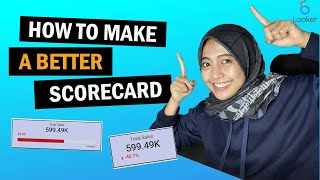 Looker:Growth Rate dan Progress Rate di Scorecard|How to Add Growth Rate and Progress Rate in Looker