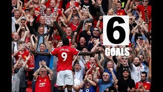 Romelu Lukaku ● All 6 Goals for MANCHESTER UNITED - 2017/18