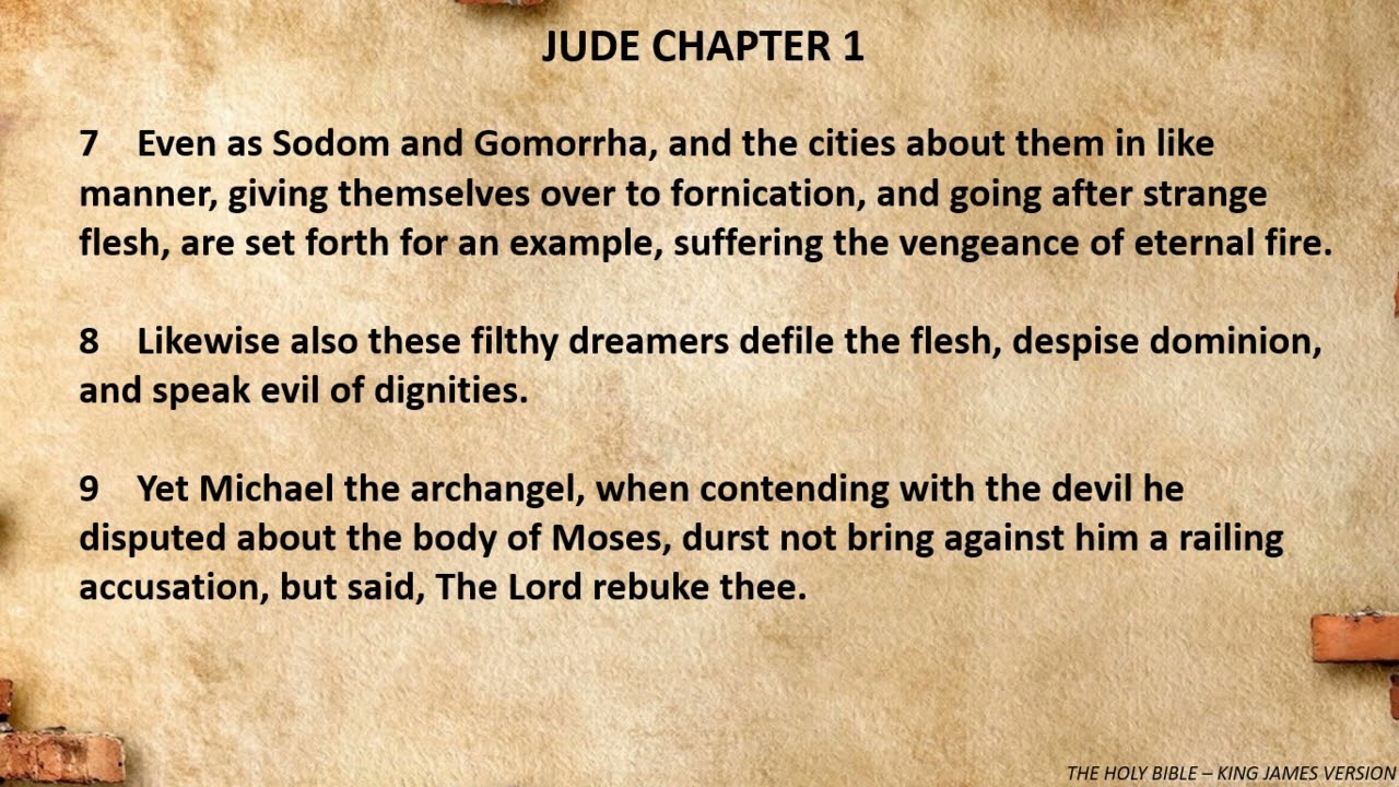 The General Epistle Of Jude - Jude Chapter 1 KJV Version (The Holy ...