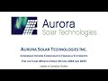 Q1 2025 - Can Aurora Solar Technologies Revolutionize the Solar Industry?