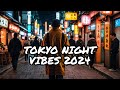 EXPERIENCE the BEST Night Walk in Tokyo 2024 Relaxing Music in 4K HDR