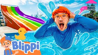 Sink or Float Adventure with Blippi in Milan! 🌊 | Educational Videos for Kids