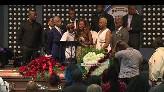 Stephon Clark's sister speaks at his funeral